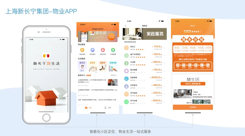 新长宁慧生活App，专注服务上海长宁区，提供一站式物业报修