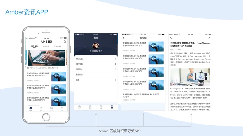 Amber资讯APP，区块链资讯导流APP