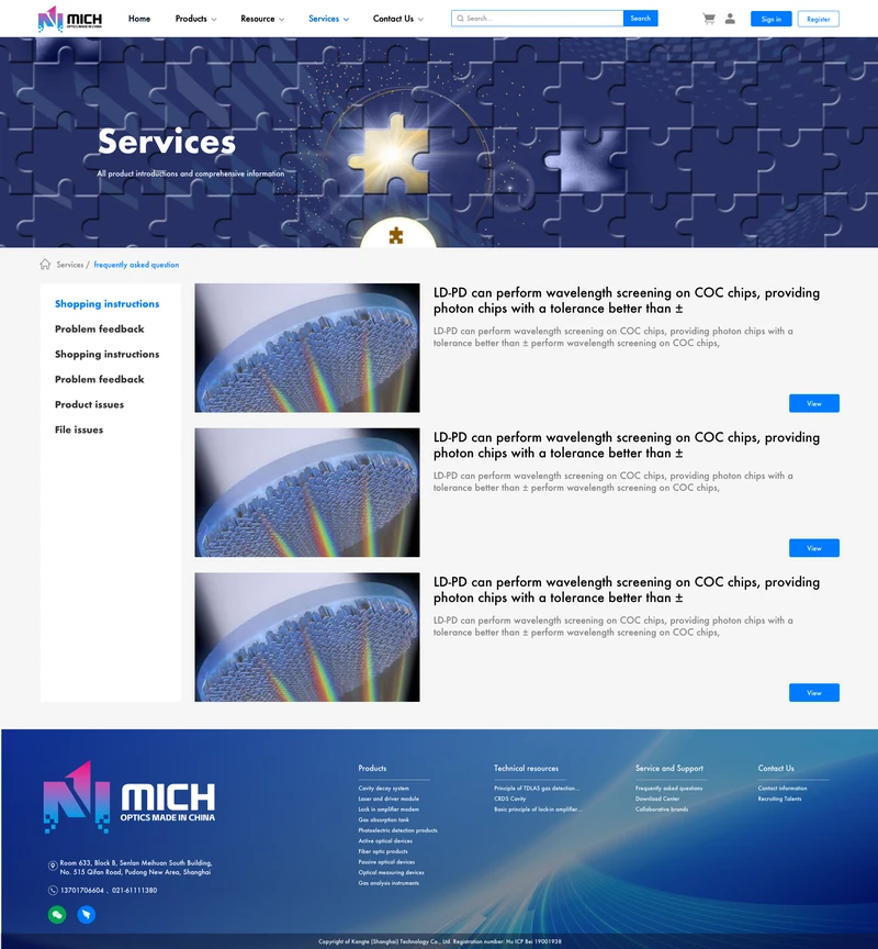 Mich Optics Made In China